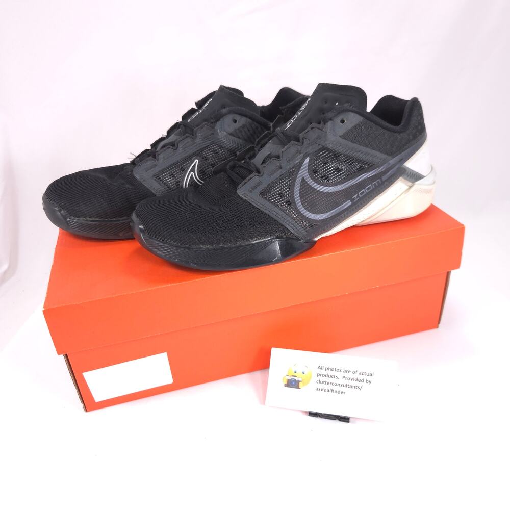 Nike Zoom Metcon Turbo 2 Athletic Lace Up Shoe Mens Size 7.DH3392-010 Black